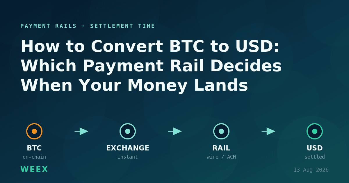 如何将 BTC 转换为 USD:支付通道决定资金到账时间